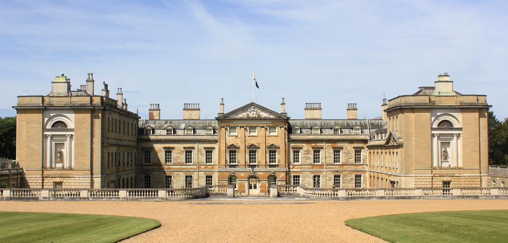 Front view of Wrest Park.